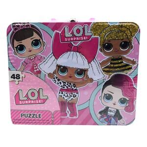 LOL Surprise Doll Tin Lunchbox 48 Piece Puzzle New Factory Sealed Cardinal MGA
